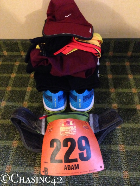 Everything laid out...ready to run! 